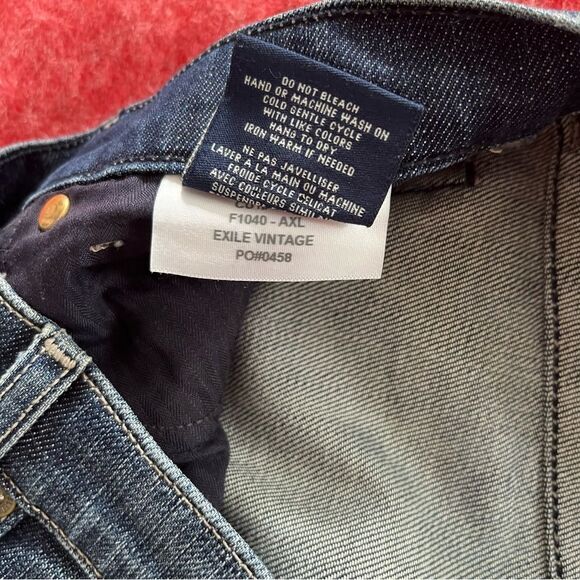 AXL Fidelity Denim Exile Vintage Girlfriend Slouchy Mid Rise Jeans - Picture 6 of 13